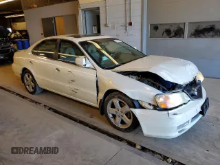 2003 Acura TL Type S with VIN 19UUA56853A062163, listed as a Copart auction lot 46407864 with 202,351 mi miles and Salvage Title. Bid and sale history available at carsss.com. Image 4.