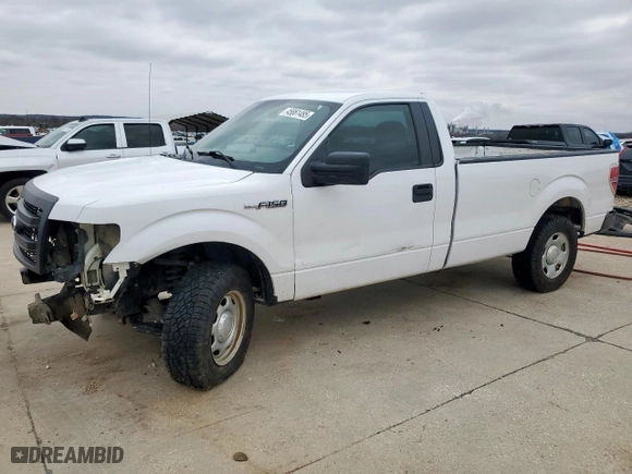 2014 Ford F-150 XL with VIN 1FTMF1CM9EKF18723, listed as a Copart auction lot 45861485 with 94,427 mi miles and Clean Title. Bid and sale history available at carsss.com. Image 1.