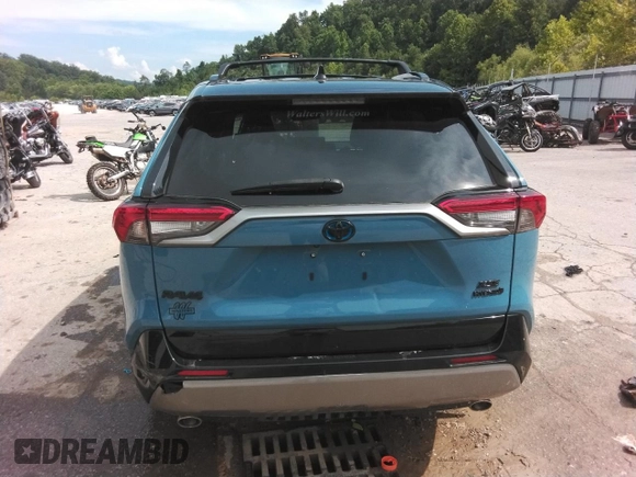 2023 Toyota RAV4 Hybrid XSE with VIN 2T3E6RFV6PW038320, listed as a Copart auction lot 46690615 with Not provided miles and Salvage title. Bid and sale history available at DreamBid. Image 6.