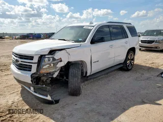 2019 Chevrolet Tahoe Premier with VIN 1GNSKCKJ6KR109319, listed as a Copart auction lot 60488715 with 96,580 mi miles and Salvage title. Bid and sale history available at DreamBid. Image 1.