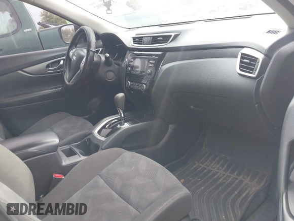 2016 Nissan Rogue SV with VIN KNMAT2MV8GP649804, listed as a IAAI auction lot 37808592 with 57,180 mi miles. Bid and sale history available at carsss.com. Image 5.
