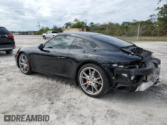 2017 Porsche 911 Carrera S with VIN WP0AB2A94HS123761, listed as a Copart auction lot 46687815 with 41,828 mi miles and Salvage Title. Bid and sale history available at DreamBid. Image 2.