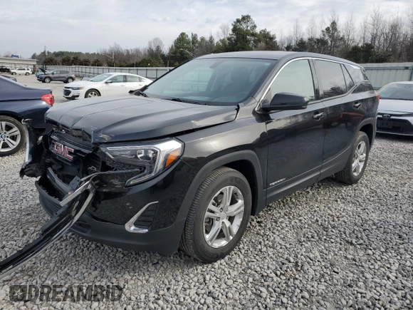 2019 GMC Terrain SLE with VIN 3GKALMEV1KL398112, listed as a Copart auction lot 47603035 with 77,132 mi miles and Salvage Title. Bid and sale history available at carsss.com. Image 1.
