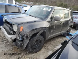 2018 Jeep Renegade Sport with VIN ZACCJBABXJPH44965, listed as a Copart auction lot 45005985 with 88,028 mi miles and Salvage Title. Bid and sale history available at carsss.com. Image 1.