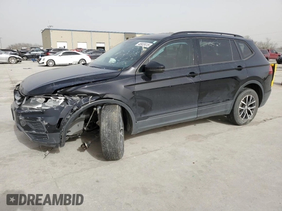 2021 Volkswagen Tiguan S with VIN 3VV0B7AX9MM072172, listed as a Copart auction lot 48933415 with 26,769 mi miles and Salvage Title. Bid and sale history available at DreamBid. Image 1.