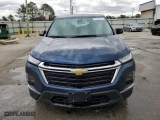 2022 Chevrolet Traverse LS with VIN 1GNERFKW6NJ103724, listed as a Copart auction lot 47757215 with 26,011 mi miles and Salvage Title. Bid and sale history available at carsss.com. Image 5.