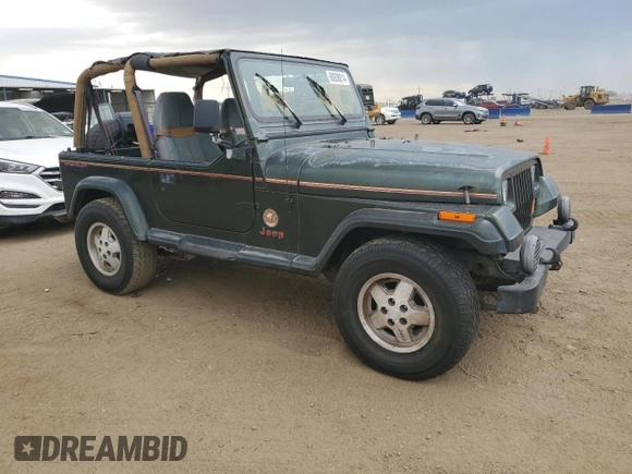 1995 Jeep Wrangler Sahara with VIN 1J4FY49S3SP264977, listed as a Copart auction lot 60938014 with 681 mi miles and Clean Title. Bid and sale history available at carsss.com. Image 4.