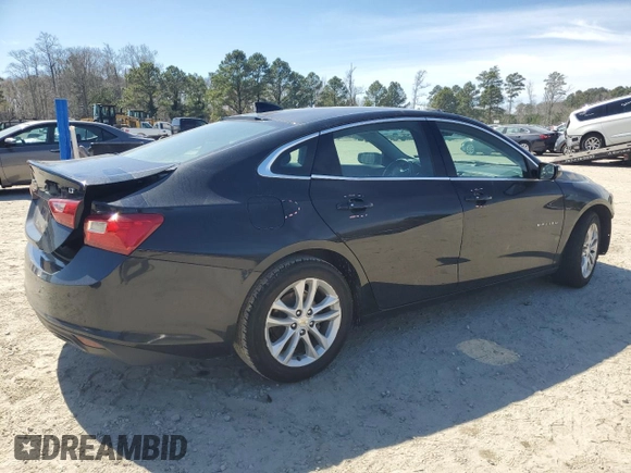 2016 Chevrolet Malibu LT with VIN 1G1ZF5SX6GF268791, listed as a Copart auction lot 47961315 with 117,260 mi miles and Salvage Title. Bid and sale history available at DreamBid. Image 3.