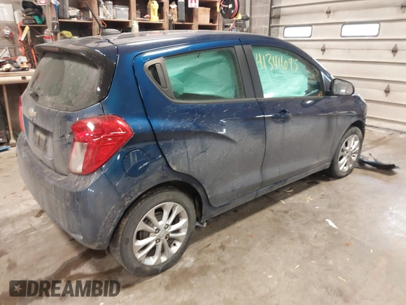 2022 Chevrolet Spark 1LT with VIN KL8CD6SA0NC015249, listed as a IAAI auction lot 41341695 with 33,687 mi miles. Bid and sale history available at carsss.com. Image 4.