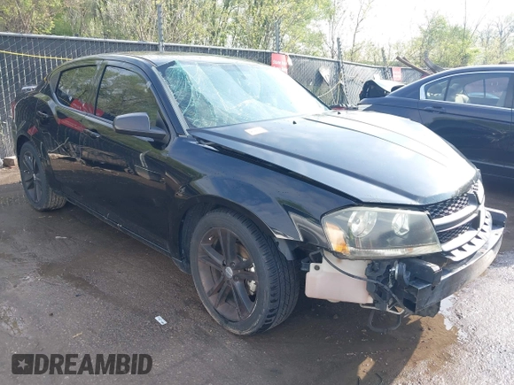 2014 Dodge Avenger SE with VIN 1C3CDZAB6EN120955, listed as a IAAI auction lot 42030602 with Not provided miles and . Bid and sale history available at DreamBid. Image 1.