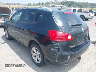 2009 Nissan Rogue S with VIN JN8AS58V59W437390, listed as a IAAI auction lot 42146375 with 139,497 mi miles. Bid and sale history available at carsss.com. Image 3.