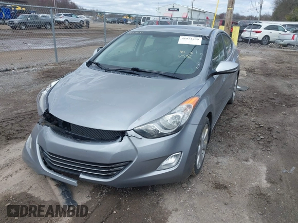 2013 Hyundai Elantra GLS with VIN KMHDH4AE3DU919481, listed as a IAAI auction lot 41971439 with 176,053 mi miles and . Bid and sale history available at DreamBid. Image 17.