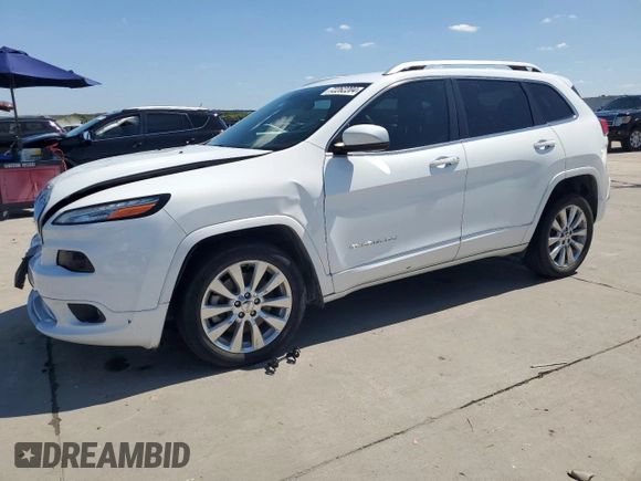 2016 Jeep Cherokee Overland with VIN 1C4PJLJS6GW303160, listed as a Copart auction lot 72262204 with 193,739 mi miles and Salvage title. Bid and sale history available at DreamBid. Image 1.