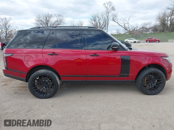 2017 Land Rover Range Rover with VIN SALGS2FE3HA331421, listed as a IAAI auction lot 42043328 with 105,421 mi miles and . Bid and sale history available at DreamBid. Image 14.