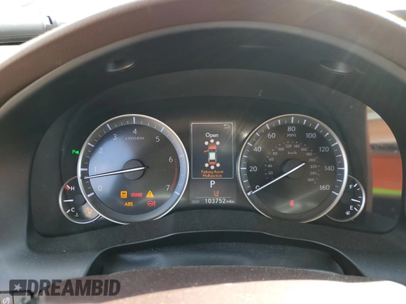 2018 Lexus ES with VIN 58ABK1GG4JU081109, listed as a Copart auction lot 53442275 with 103,752 mi miles and Salvage Title. Bid and sale history available at carsss.com. Image 9.