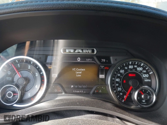 2019 Ram 2500 Laramie with VIN 3C6UR5NL9KG607477, listed as a IAAI auction lot 41712518 with 116,613 mi miles. Bid and sale history available at carsss.com. Image 7.