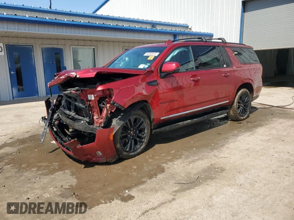 2023 GMC Yukon XL SLT z VIN 1GKS2GKD7PR499188, wystawiony jako Copart lot #54093875 z przebiegiem 32 387 mil mil oraz Szkoda całkowita • Salvage title. Historia ofert i sprzedaży dostępna na DreamBid. Obrazek 1.