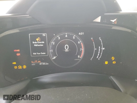 2025 Lexus NX 250 with VIN JTJADCAZ0S5024650, listed as a Copart auction lot 53031545 with 4,736 mi miles and Salvage title. Bid and sale history available at DreamBid. Image 9.