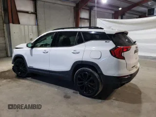 2020 GMC Terrain SLT with VIN 3GKALVEV3LL310748, listed as a Copart auction lot 46742895 with 156,264 mi miles and Salvage Title. Bid and sale history available at DreamBid. Image 2.