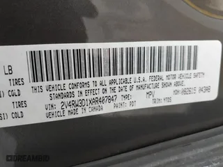 2010 Volkswagen Routan SE with VIN 2V4RW3D1XAR407847, listed as a IAAI auction lot 42020588 with 233,095 mi miles. Bid and sale history available at carsss.com. Image 9.