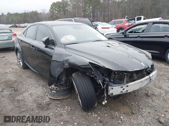 2017 Lexus IS with VIN JTHBA1D24H5060254, listed as a IAAI auction lot 41501664 with 185,562 mi miles. Bid and sale history available at carsss.com. Image 1.