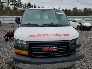 2019 GMC Savana Cargo Van with VIN 1GTW7AFPXK1319936, listed as a Copart auction lot 53840914 with 54,065 mi miles and Salvage Title. Bid and sale history available at carsss.com. Image 5.