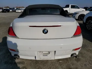 2005 BMW 6 Series 645Ci with VIN WBAEK73445B327467, listed as a Copart auction lot 82339674 with 135,052 mi miles and Salvage Title. Bid and sale history available at carsss.com. Image 6.