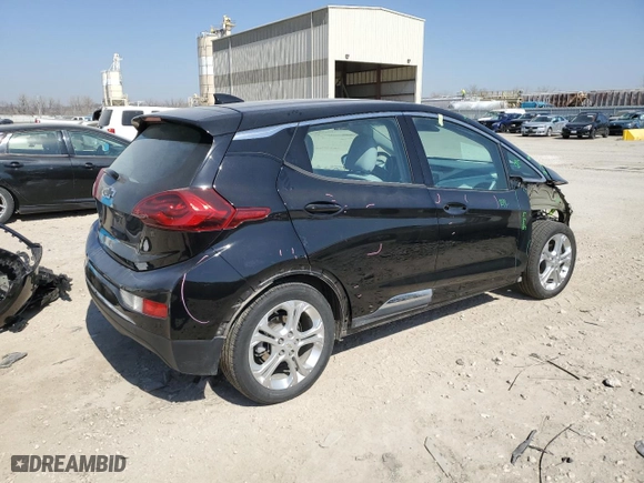 2020 Chevrolet Bolt EV LT with VIN 1G1FY6S06L4112438, listed as a Copart auction lot 48994305 with 21,486 mi miles and Salvage Title. Bid and sale history available at carsss.com. Image 3.