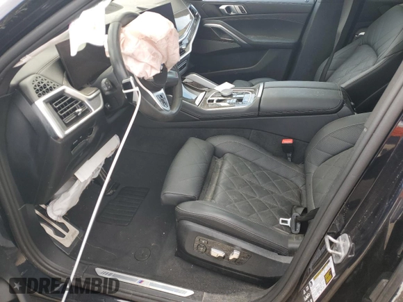 2024 BMW X6 xDrive40i with VIN 5UX33EX07R9V74903, listed as a Copart auction lot 44209305 with 0 mi miles and Salvage Title. Bid and sale history available at carsss.com. Image 7.