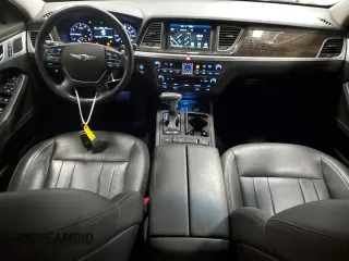 2018 Genesis G80 3.8L with VIN KMHGN4JE5JU261986, listed as a Copart auction lot 82752654 with 62,722 mi miles and Salvage Title. Bid and sale history available at carsss.com. Image 8.