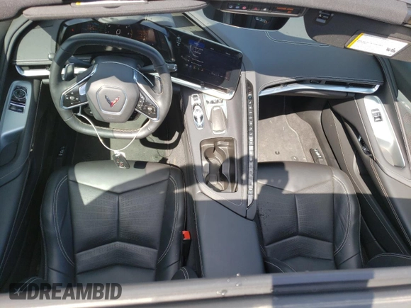2022 Chevrolet Corvette 2LT with VIN 1G1YB2D49N5106004, listed as a Copart auction lot 49067245 with 15,247 mi miles and Salvage Title. Bid and sale history available at carsss.com. Image 8.