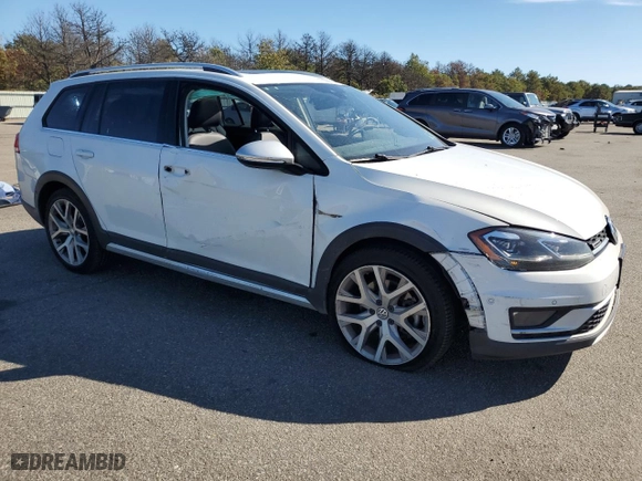 2018 Volkswagen Golf Alltrack S with VIN 3VWH17AU5JM755196, listed as a Copart auction lot 75307314 with 55,417 mi miles and Salvage Title. Bid and sale history available at carsss.com. Image 4.