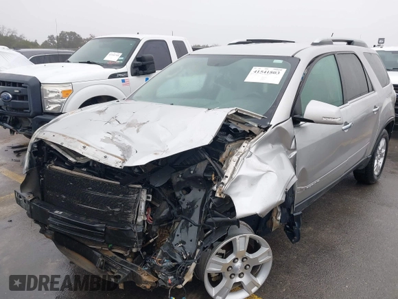 2008 GMC Acadia SLT2 with VIN 1GKER33788J259397, listed as a IAAI auction lot 41541803 with 172,334 mi miles. Bid and sale history available at carsss.com. Image 2.