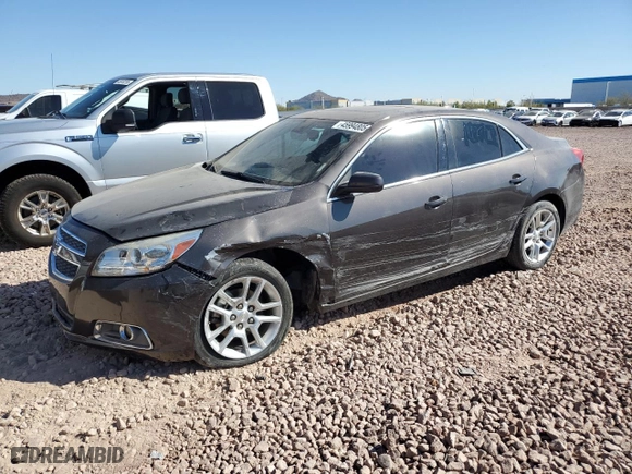 2013 Chevrolet Malibu ECO with VIN 1G11F5RRXDF107697, listed as a Copart auction lot 45994805 with 104,405 mi miles and Salvage Title. Bid and sale history available at carsss.com. Image 1.