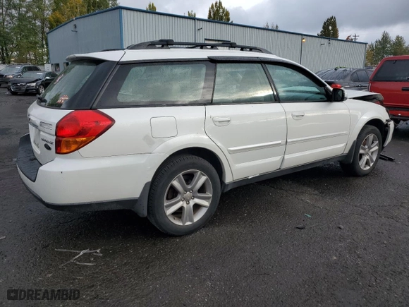 2006 Subaru Legacy Wagon Outback 3.0 R L.L. Bean with VIN 4S4BP86C964307958, listed as a Copart auction lot 76056604 with 143,136 mi miles and Salvage Title. Bid and sale history available at carsss.com. Image 3.