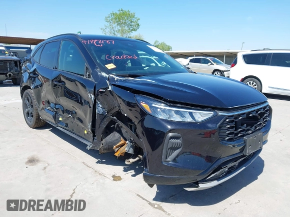 2024 Ford Escape ST-Line with VIN 1FMCU0MN0RUA16224, listed as a IAAI auction lot 41998187 with 35,169 mi miles and . Bid and sale history available at DreamBid. Image 1.