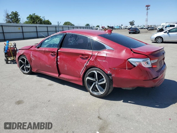 2020 Honda Accord Sport with VIN 1HGCV1F32LA095991, listed as a Copart auction lot 55431085 with 94,532 mi miles and Clean title. Bid and sale history available at DreamBid. Image 2.