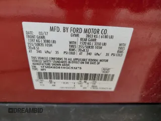 2017 Ford Explorer XLT z VIN 1FM5K8D81HGC53275, wystawiony jako Copart lot #53998225 z przebiegiem 38 557 mil mil oraz Szkoda całkowita • Salvage title. Historia ofert i sprzedaży dostępna na DreamBid. Obrazek 13.