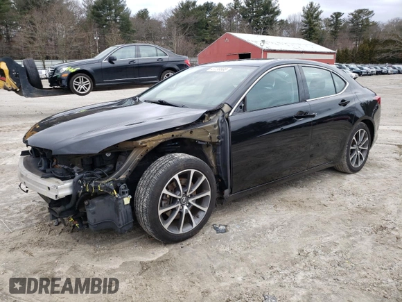 2015 Acura TLX V6 Tech with VIN 19UUB2F52FA009698, listed as a Copart auction lot 47230565 with 151,675 mi miles and Clean Title. Bid and sale history available at carsss.com. Image 1.