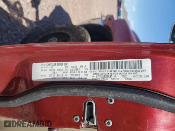 2011 Ram 2500 Laramie Longhorn with VIN 3D7UT2CL2BG550167, listed as a Copart auction lot 49784655 with 181,335 mi miles and Salvage title. Bid and sale history available at DreamBid. Image 12.