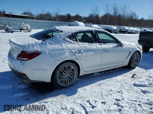 2020 Genesis G70 2.0T z VIN KMTG64LA1LU051157, wystawiony jako Copart lot #89180485 z przebiegiem 29 978 mil mil oraz Szkoda całkowita • Salvage title. Historia ofert i sprzedaży dostępna na DreamBid. Obrazek 3.