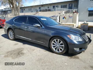 2011 Lexus LS 460 with VIN JTHBL5EF1B5103510, listed as a Copart auction lot 48377525 with 87,612 mi miles and Salvage title. Bid and sale history available at DreamBid. Image 4.