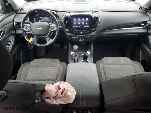 2021 Chevrolet Traverse LT Cloth with VIN 1GNEVGKW1MJ238769, listed as a Copart auction lot 82193234 with 36,694 mi miles and Salvage Title. Bid and sale history available at carsss.com. Image 8.
