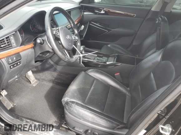 2017 Kia Cadenza Premium with VIN KNALC4J12H5049473, listed as a Copart auction lot 81666694 with 95,025 mi miles and Salvage Title. Bid and sale history available at carsss.com. Image 7.