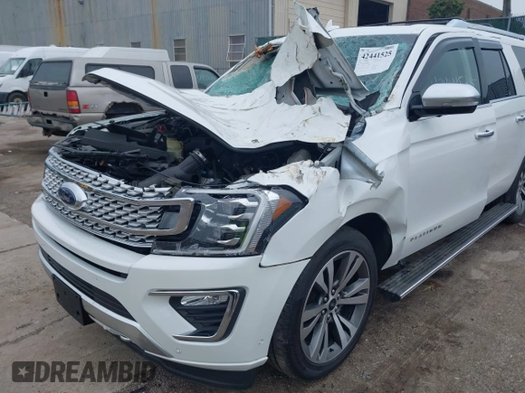 2020 Ford Expedition Max Platinum z VIN 1FMJK1MT1LEB00801, wystawiony jako IAAI lot #42441525 z przebiegiem 40 193 mil mil oraz . Historia ofert i sprzedaży dostępna na DreamBid. Obrazek 6.