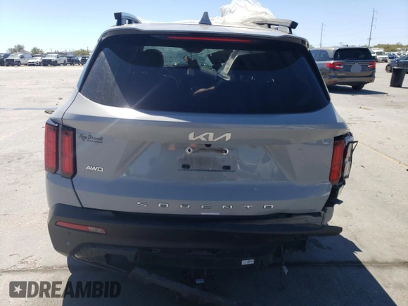 2022 Kia Sorento X-Line SX Prestige with VIN 5XYRKDLF5NG092457, listed as a Copart auction lot 49263335 with Not provided miles and Salvage title. Bid and sale history available at DreamBid. Image 6.