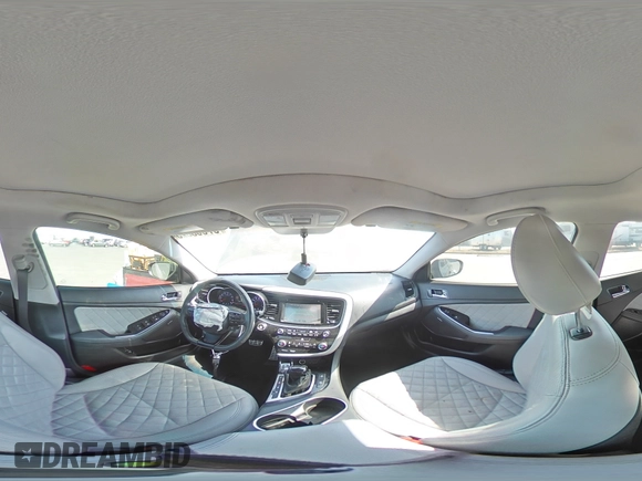 2014 Kia Optima SXL Turbo with VIN 5XXGR4A61EG291788, listed as a Copart auction lot 57688525 with 166,836 mi miles and Salvage title. Bid and sale history available at DreamBid. Image 15.