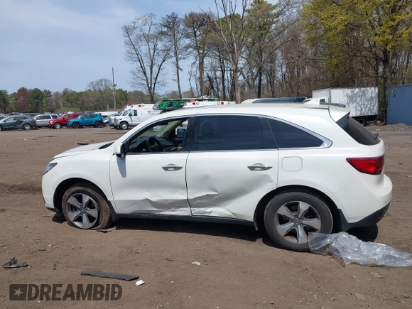 2016 Acura MDX with VIN 5FRYD4H22GB017638, listed as a IAAI auction lot 42085218 with 72,987 mi miles. Bid and sale history available at carsss.com. Image 14.