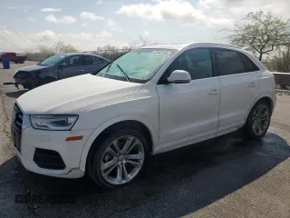 2016 Audi Q3 Premium Plus z VIN WA1BFCFS0GR015180, wystawiony jako Copart lot #55666165 z przebiegiem 117 847 mil mil oraz Czysty tytuł • Clean title. Historia ofert i sprzedaży dostępna na DreamBid. Obrazek 1.