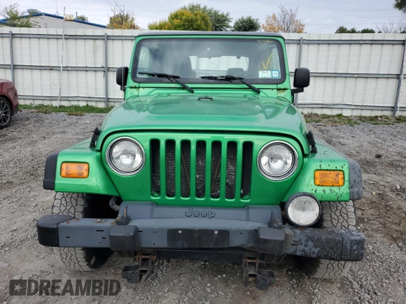 2005 Jeep Wrangler Sport with VIN 1J4FA49S95P315455, listed as a Copart auction lot 73159804 with 108,419 mi miles and Salvage Title. Bid and sale history available at carsss.com. Image 5.